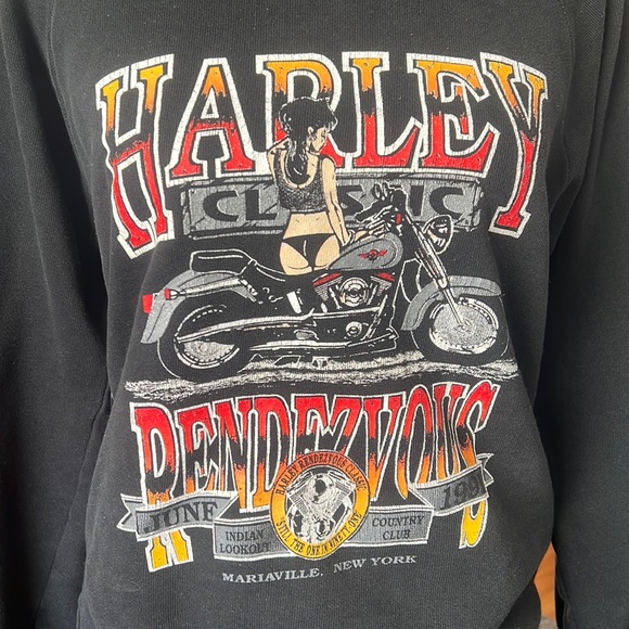 Vintage Harley Sweatshirt - Picture 6 of 6